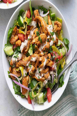 Chunky Chicken Patty Salad Bowl