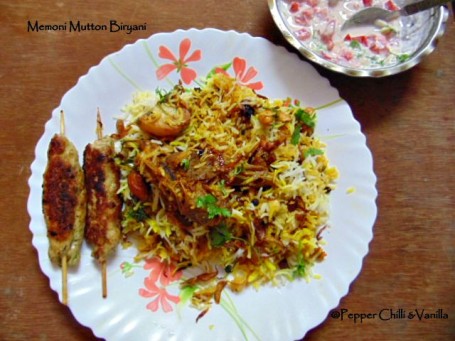 Schapenvlees Hyderabadi Biryani