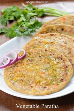 Gemengde Paratha