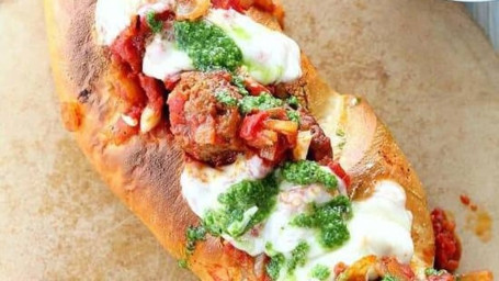 Meatball Parmigiana (None Halal)Beef