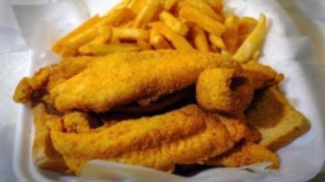 Fresh Whiting Fish (3 Pieces) With Fries