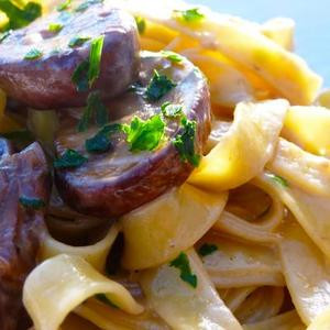 Tagliatelle Met Champignons