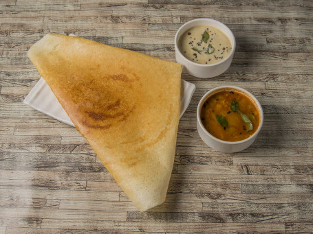 Plain Dosa With Out Aloo Masala)