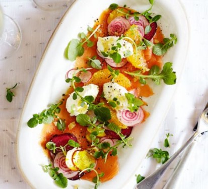 Gerookte Zalm Salade