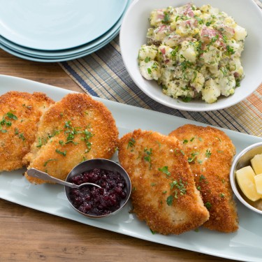 Schnitzel Spinazie