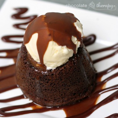 Lavacake Met Gesmolten Chocolade