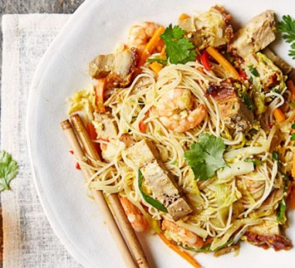 Veg. Singaporese Chow Mein