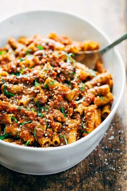 Rigatoni Sicilië