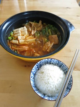 Kimchi-Suppe