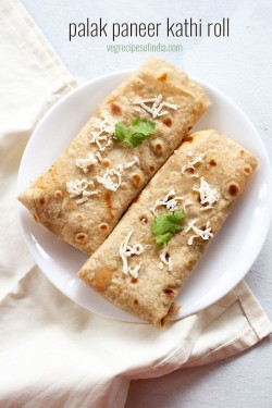 Paneer Wrap In Kathi-Stijl