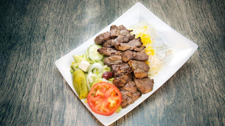 Double Chenjeh (Chunks Of Beef) Kabob