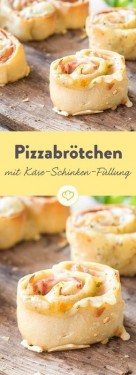 Pizzabrötchen Gevuld