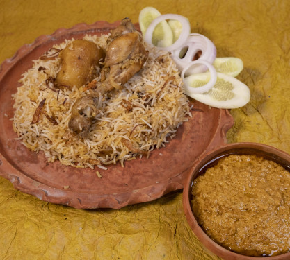 Murgh Biriyani With Chicken Bharta