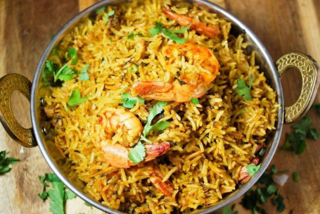 Hyderabadi Prawns Biriyani