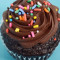 Chocoladecupcake Met Chocoladeglazuur