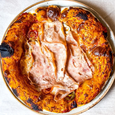 Smoked Chicken Ham And Jalapeno Sourdough Pizza