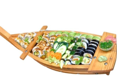 Veg Carnival Sushi Boat 16 Pcs