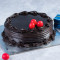 Gelaagde Chocolade Truffel Cake Zonder Ei