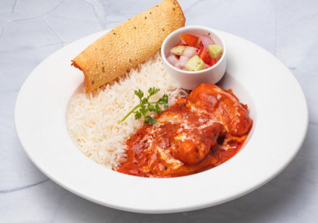 Chicken Tikka Masala, Steamed Basmati, Kachumber Salad