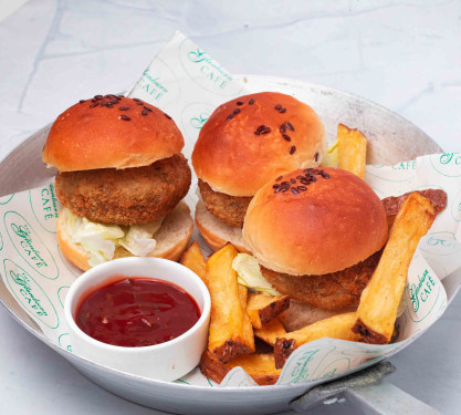 Crisp Veggie Patty, Chilli Coriander Ketchup