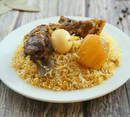 Special Mutton Biryani With Mutton [2Pcs]