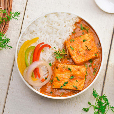 Kadhai Paneer With Rice Bowl