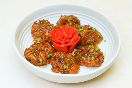 Pan Fried Pork Scallion Momos (6 Pcs)