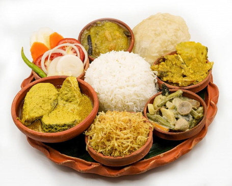 Rice Shorshe Ilish Mohabhoj Thali