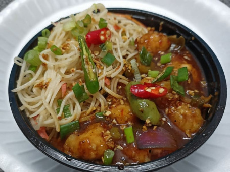 Thai Basil Mushroom With Noodle/Rice Bowl