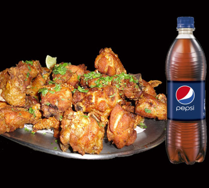 Chicken Pakora (4 Pcs) Cold Drink (As Per Availability)