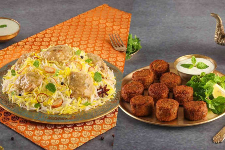 Romige Kip Biryani (Murgh Afghani, Serveert 1-2) Murgh Kefta Serveert 1-2]