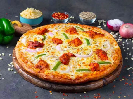 Medium Pizza -Chicken Tikka Cheese Burst Pizza