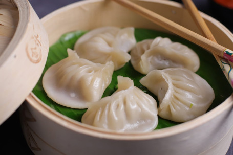 Chicken Hariyali Steamed Momo