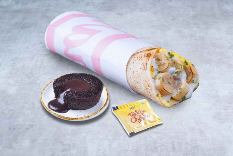 Egg Cheese Sausage Wrap Choco Lava Mini Meal