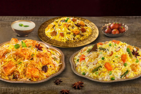 Royal Veg Biryani Combo Serves 3)