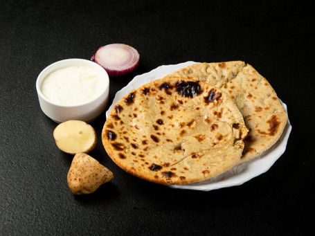 Aloo Parantha Curd Pickle