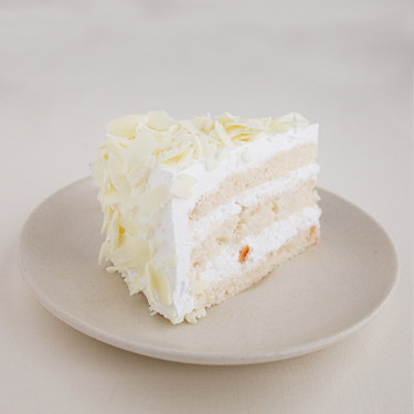 White Forest Cake Slice