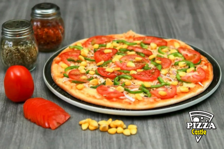 8 Veggie Corn Paradise Pizza