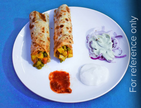 Chettinad Mushroom Kathi Roll