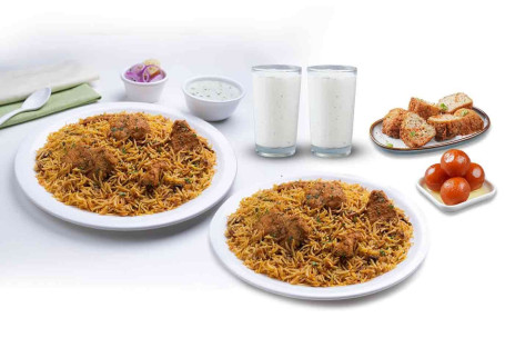 Kip Dum Biryani Feest (Hyderabadi)