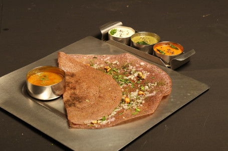 Stuffed Black Rice Dosa