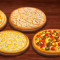 Maaltijd Voor 4 Personen: Veg Pizza Mania Loaded