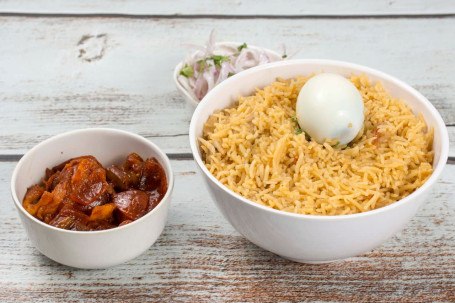 Egg Biryani With Chilli Egg