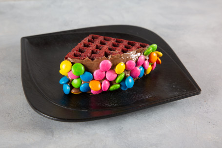 Choco Orange Velvet Waffle