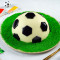 Halfronde Pinata-Cake Met Voetbalthema