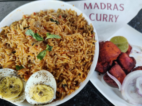 Combo 1.1 (Egg Biryani Chicken 65 Boneless)