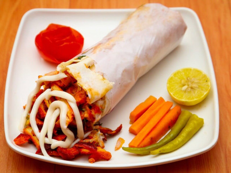 Schezwan Chicken Special Shawarma Roll