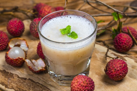 Litchi Thick Milkshake [350Ml]