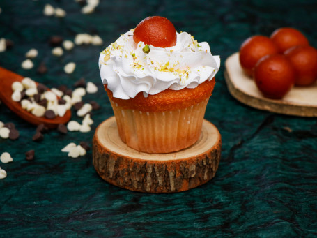 Vanille Gulab Jamun Zoete Cupcake