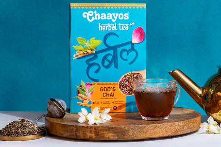 God's Chai Ayurveda Groene Thee (100G) (Heel Blad)